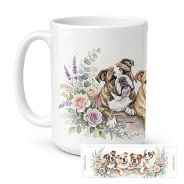 Caroline's Treasures English Bulldog Ceramic Coffee Mug 15 oz