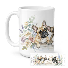 Caroline's Treasures French Bulldog Ceramic Coffee Mug 15 oz
