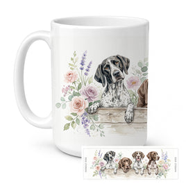 Caroline's Treasures German Shorthaired Pointer Ceramic Coffee Mug 15 oz