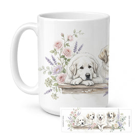 Caroline's Treasures Great Pyrenees Ceramic Coffee Mug 15 oz