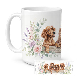 Caroline's Treasures Irish Setter Ceramic Coffee Mug 15 oz