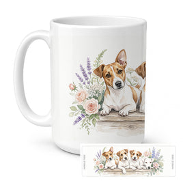 Caroline's Treasures Jack Russell Terrier Ceramic Coffee Mug 15 oz