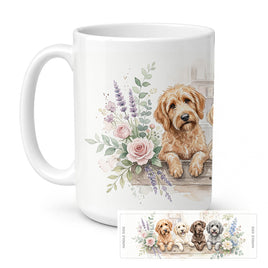 Caroline's Treasures Labradoodle Ceramic Coffee Mug 15 oz