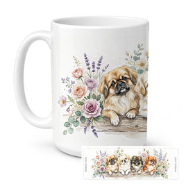 Caroline's Treasures Pekingese Ceramic Coffee Mug 15 oz