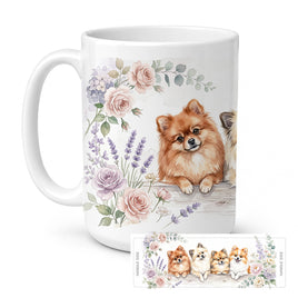 Caroline's Treasures Pomeranian Ceramic Coffee Mug 15 oz