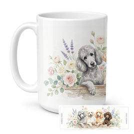 Caroline's Treasures Poodle Ceramic Coffee Mug 15 oz