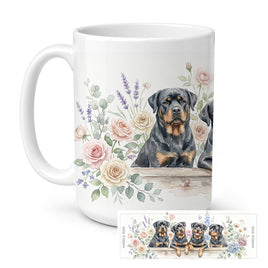 Caroline's Treasures Rottweiler Ceramic Coffee Mug 15 oz