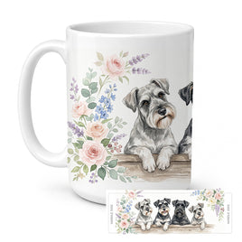 Caroline's Treasures Schnauzer Ceramic Coffee Mug 15 oz