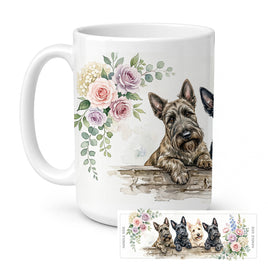 Caroline's Treasures Scottish Terrier Ceramic Coffee Mug 15 oz