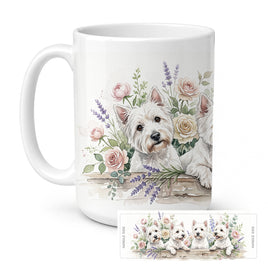 Caroline's Treasures Westie Ceramic Coffee Mug 15 oz