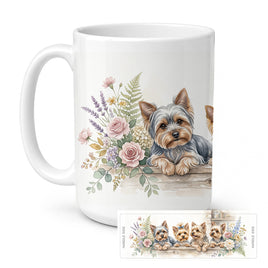 Caroline's Treasures Yorkshire Terrier Ceramic Coffee Mug 15 oz
