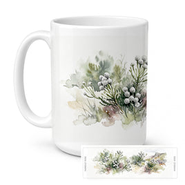 Caroline's Treasures Brunia Flowers Ceramic Coffee Mug 15 oz