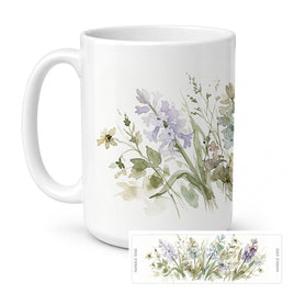 Caroline's Treasures Hyacinths Flowers Ceramic Coffee Mug 15 oz
