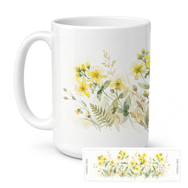 Caroline's Treasures Hypericum Flowers Ceramic Coffee Mug 15 oz