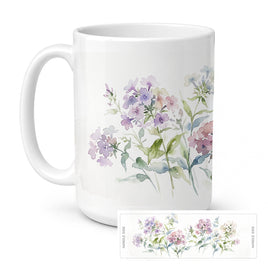Caroline's Treasures Phlox Flowers Ceramic Coffee Mug 15 oz