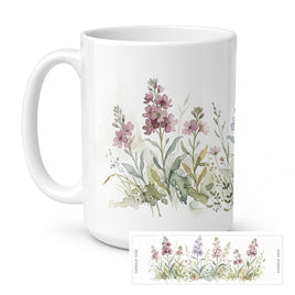 Caroline's Treasures Stock, or Gillyflower Flowers Coffee Mug 15 oz