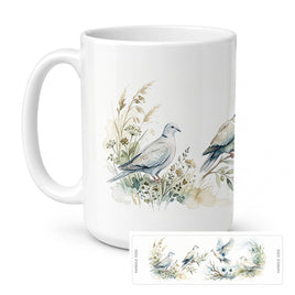 Caroline's Treasures Marsh Songbirds Birds Ceramic Coffee Mug 15 oz