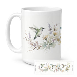 Caroline's Treasures Hummingbirds Birds Ceramic Coffee Mug 15 oz