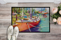Red Sailboat Indoor or Outdoor Mat 24x36 JMK1028JMAT