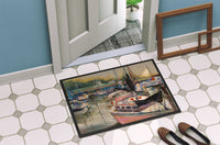 Black Sails Sailboat Indoor or Outdoor Mat 24x36 JMK1032JMAT