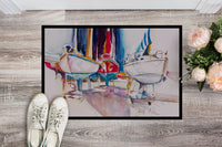 Sailboats in Dry Dock Indoor or Outdoor Mat 24x36 JMK1039JMAT