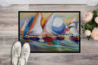 Sailboat Race in Dauphin Island Indoor or Outdoor Mat 24x36 JMK1040JMAT