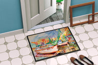 Sailboat Cindy Sue Indoor or Outdoor Mat 24x36 JMK1041JMAT