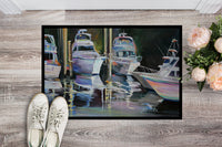 Deep Sea Fishing Boats Indoor or Outdoor Mat 24x36 JMK1048JMAT