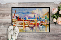 End Stall Sailboats Indoor or Outdoor Mat 24x36 JMK1049JMAT