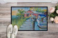 Deep Sea Fishing Boat at LuLu's Indoor or Outdoor Mat 24x36 JMK1050JMAT