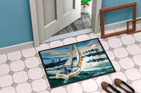 Sailboats on Lake Martin Indoor or Outdoor Mat 24x36 JMK1055JMAT