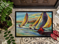 Knost Regatta Pass Christian Sailboats Indoor or Outdoor Mat 24x36 JMK1057JMAT