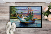 Jeannie Shrimp Boat Indoor or Outdoor Mat 24x36 JMK1059JMAT