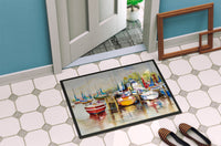 Paradise Yacht Club II Sailboats Indoor or Outdoor Mat 24x36 JMK1064JMAT