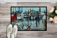 Orange Sail Sailboats Indoor or Outdoor Mat 24x36 JMK1065JMAT