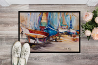 On the Hill Sailboats Indoor or Outdoor Mat 24x36 JMK1066JMAT