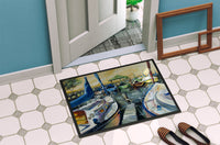 Seven Boats Sailboats Indoor or Outdoor Mat 24x36 JMK1075JMAT