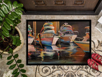 Sea Chase Deep Sea Fishing Boats Indoor or Outdoor Mat 24x36 JMK1076JMAT