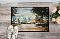 Sailing Lessons Sailboats Indoor or Outdoor Mat 24x36 JMK1077JMAT