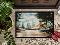 Sailing Lessons Sailboats Indoor or Outdoor Mat 24x36 JMK1077JMAT