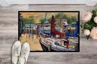 New Sunset Bay Sailboat Indoor or Outdoor Mat 24x36 JMK1083JMAT