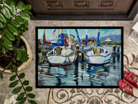 Tourquoise Bay Sailboat Indoor or Outdoor Mat 24x36 JMK1087JMAT