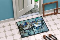 Tourquoise Bay Sailboat Indoor or Outdoor Mat 24x36 JMK1087JMAT