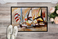 Boat Binge Sailboats Indoor or Outdoor Mat 24x36 JMK1136JMAT