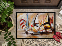 Boat Binge Sailboats Indoor or Outdoor Mat 24x36 JMK1136JMAT