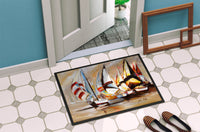 Boat Binge Sailboats Indoor or Outdoor Mat 24x36 JMK1136JMAT