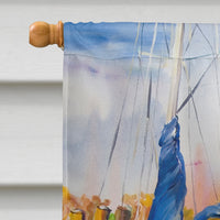 Mississippi Sailboats Flag Canvas House Size JMK1158CHF