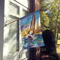 Horn Island Sailboat Race Flag Canvas House Size JMK1159CHF