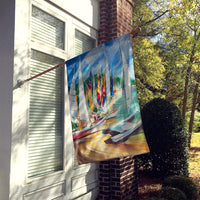 Eastern Shore Sailboats Flag Canvas House Size JMK1162CHF