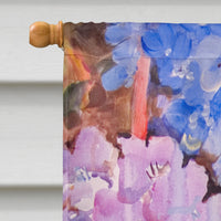 Hydrangeas and Sunflowers Flag Canvas House Size JMK1175CHF
